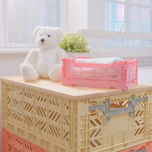 Load image into Gallery viewer, Folding Crate - Mini - Salmon Pink

